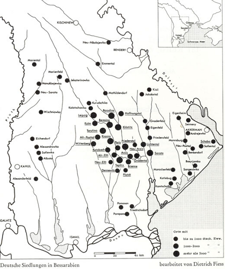 Karten deutscher Siedlungen