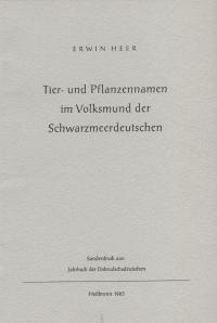  Tier- und Pflanzennamen im Volksmund