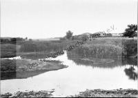  Postkarte - Bach mit Schilfrohr im Tal bei Jargara