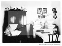  Postkarte - Bauernstube mit "Paradebetten"