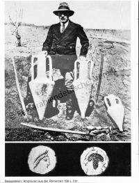  Postkarte - Amphoren aus der Römerzeit ... Nähe von Schabo