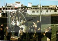  Postkarte - Ein Umsiedlerschiff trifft in Prahowo ein