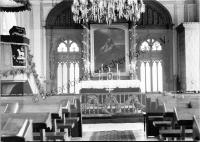  Postkarte - Innenansicht der ev. Kirche in Kischinew