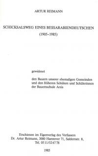  Schicksalsweg eines Bessarabiendeutschen - Antiquarisch